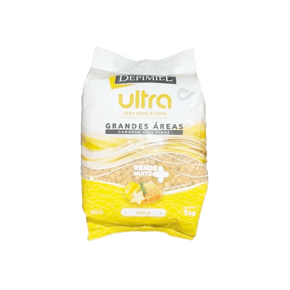 Encontraproduto.com.br - Cera Depilatória Depimiel Ultra Gold 1000g