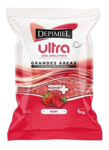 Cera Depilatória Depimiel Ultra Ruby 1000g