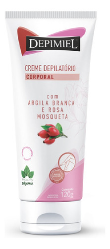 Encontraproduto.com.br - Creme Depilatório Corporal Depimiel Com Argila Branca E Rosa Mosqueta 120g