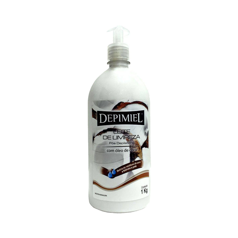 Leite de Limpeza Depimiel Pós Depilatório Coco 1kg