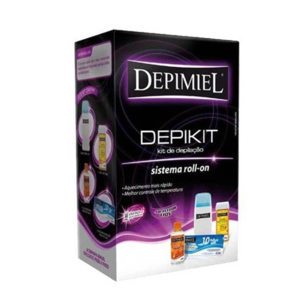 Encontraproduto.com.br - Kit Para Depilação Roll-on Depikit Depimiel