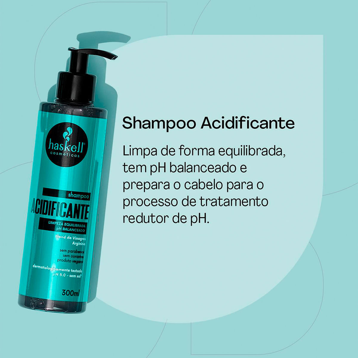 Encontraproduto.com.br - Kit Haskell Acidificante Shampoo+Supermáscara+Fluído Reconstrutor (3 produtos)