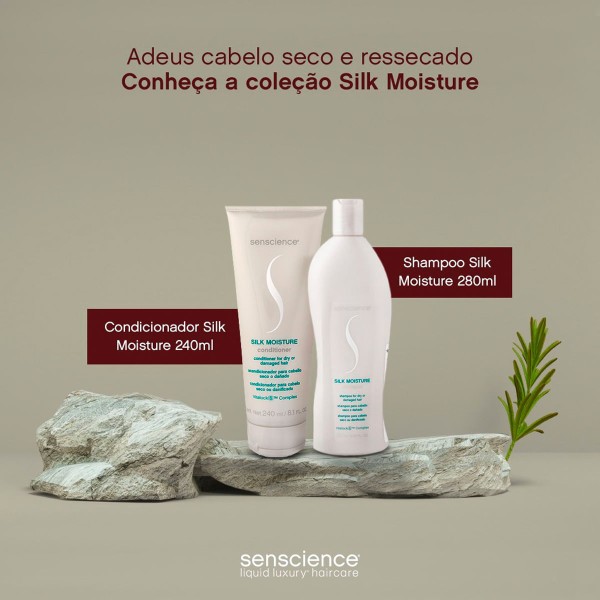Encontraproduto.com.br - Kit Senscience Silk Moisture Intensif Shampoo Máscara (2 produtos)