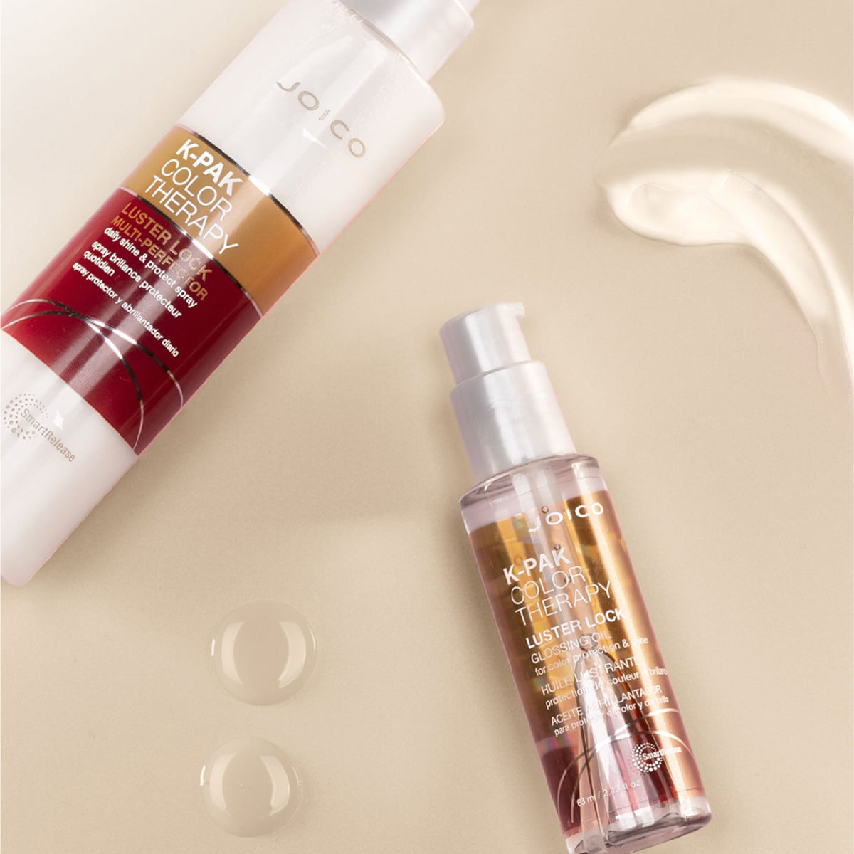 Encontraproduto.com.br - Kit K-PAK Color Therapy Smart Luster Lock Shampoo Máscara Oil (3 produtos)