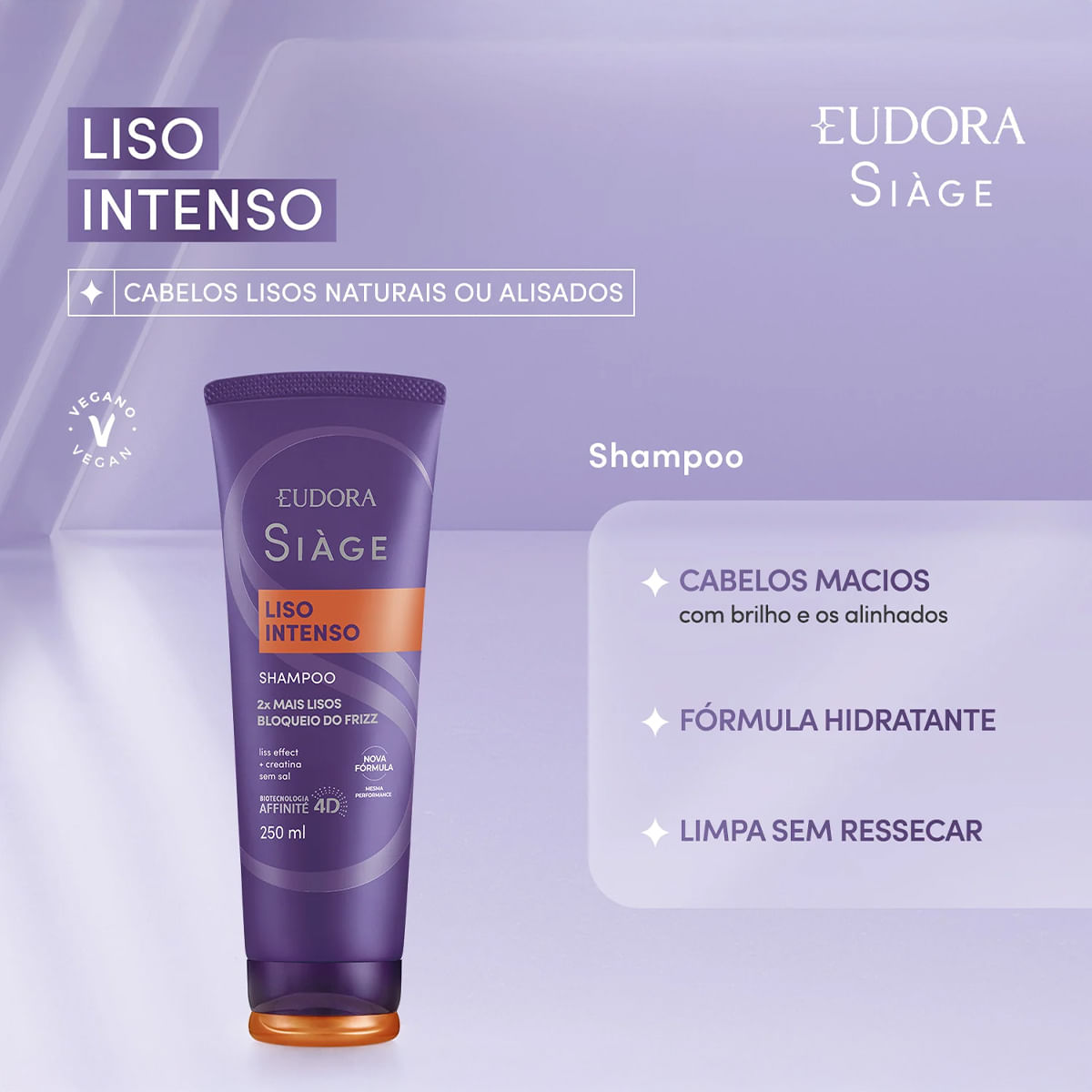 Kit Eudora Siàge Liso Intenso Home Care (3 produtos)