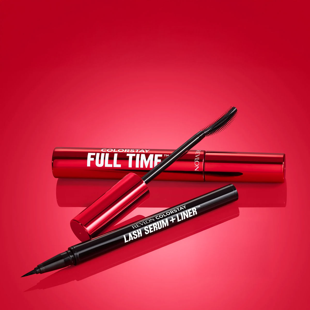 Kit Revlon Colorstay Full Time Lash Sérum Máscara Cílios Delineador (2 produtos)