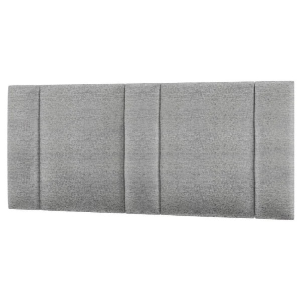 Encontraproduto.com.br - Cabeceira Estofada Cama Queen Size 160 Cm Led Liz Linho cinza
