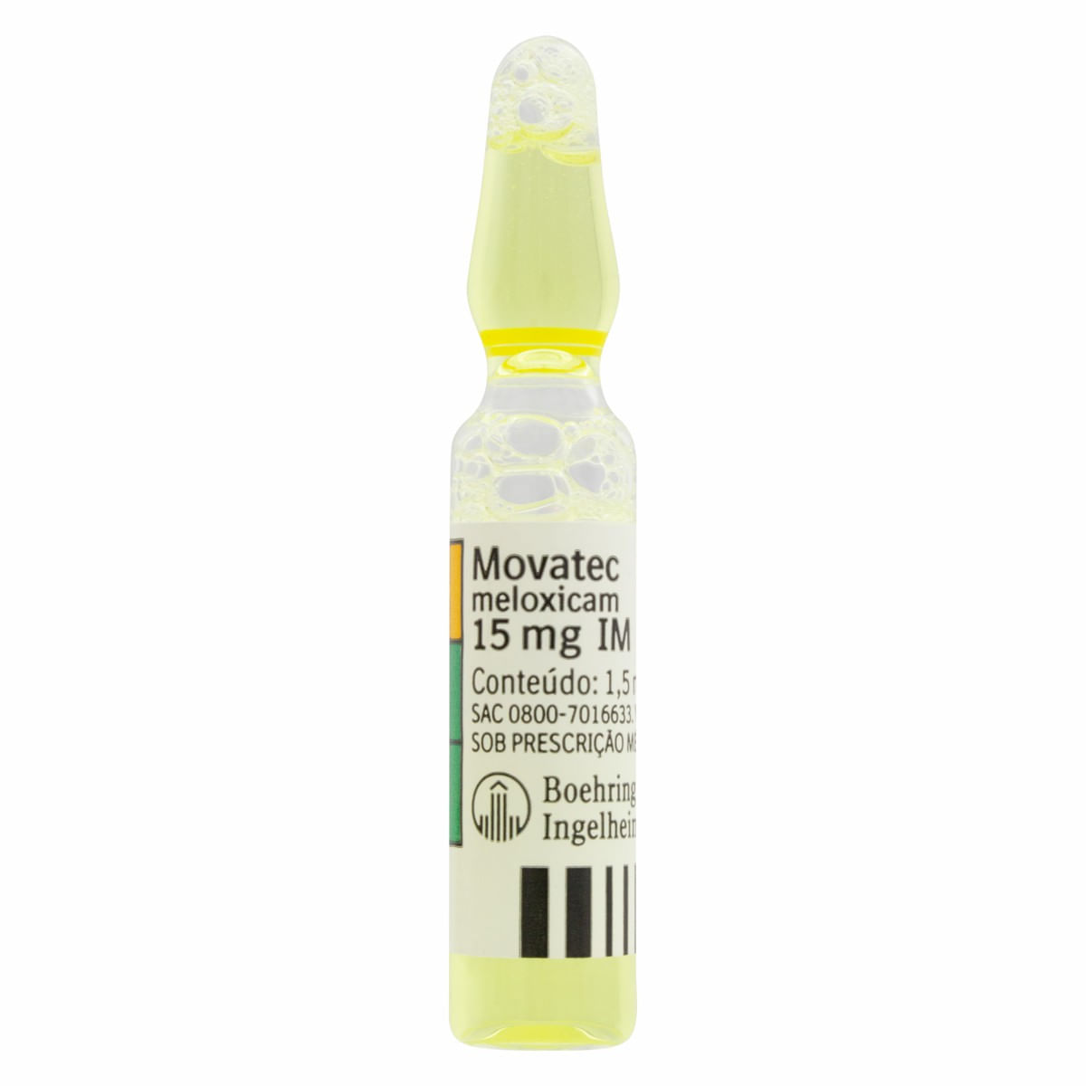 Movatec Injetável 15 mg 5 Ampolas (1,5 ml)