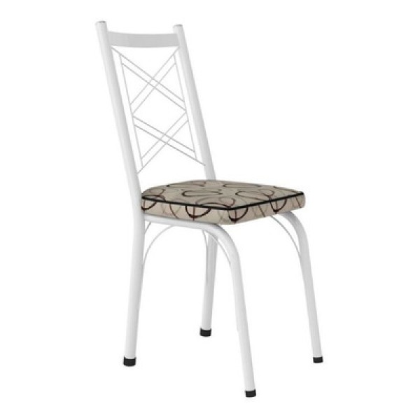 Encontraproduto.com.br - Kit Com 2 Cadeiras Europa 143 Com Base Branco Para Cozinha