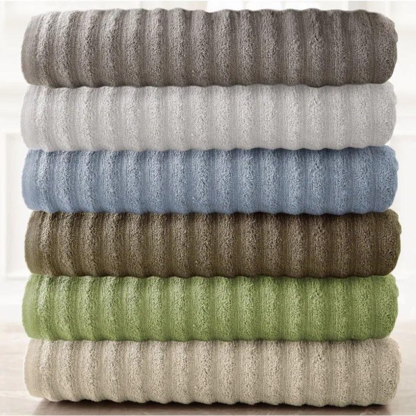 Kit 4 Toalha De Banho Hotel Pousada Super Absorvente - Ocean - Cores Masculinas