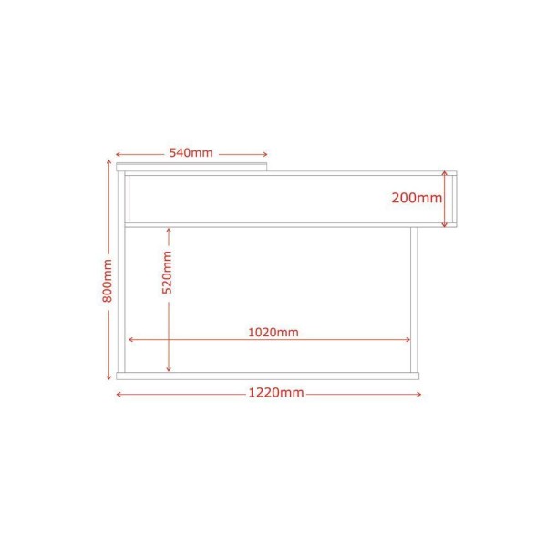 Encontraproduto.com.br - Conjunto De Sala Milão Off White/Amêndoa Aparador E Mesa De Centro Com Espelhos - Lukaliam