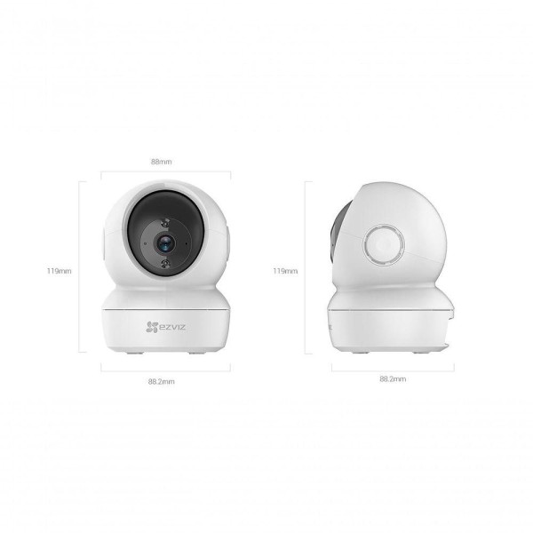 Encontraproduto.com.br - Câmera Ip C6N 1080P, S- Fio, Wi-Fi, Ir 10M, Branco - Ezviz