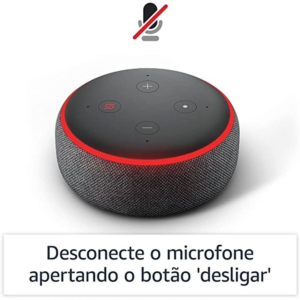 Encontraproduto.com.br - Echo Dot (3ª Geração): Smart Speaker Com Alexa - Cor Preta