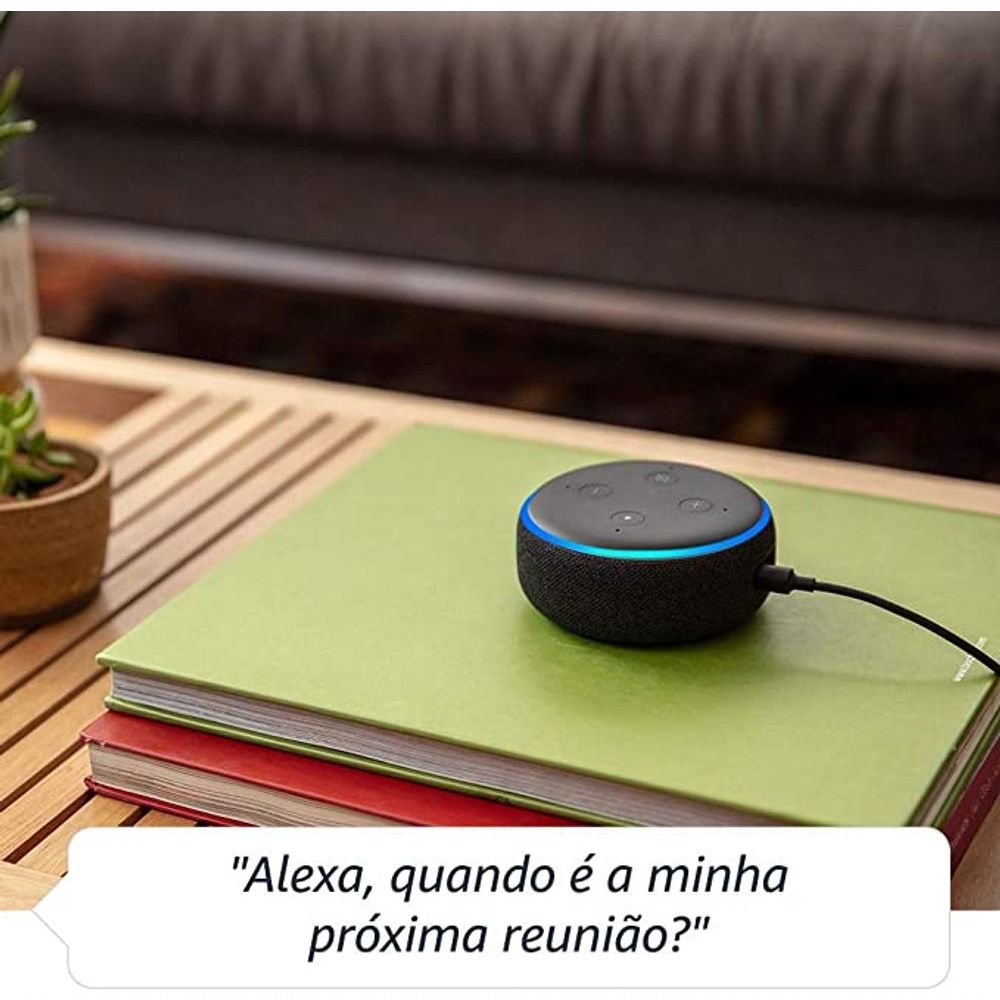 Encontraproduto.com.br - Echo Dot (3ª Geração): Smart Speaker Com Alexa - Cor Preta