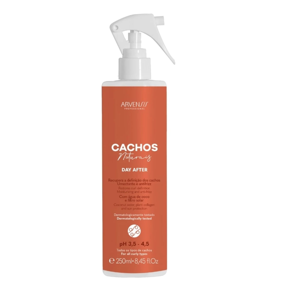 Kit Arvensis Professional Cachos Naturais - Máscara 500g + Geleia Ativadora 500g + Day After 250ml