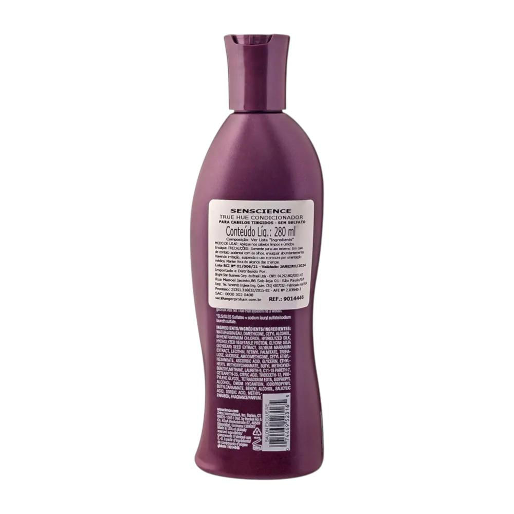 Encontraproduto.com.br - Kit Senscience True Hue Shampoo 280ml + Condicionador 240ml +  Moisture Lock Leave-In 150ml