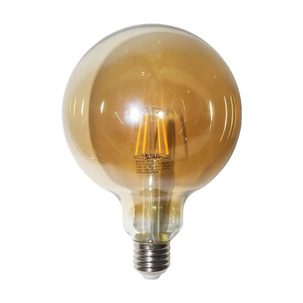 Encontraproduto.com.br - Lampada Multi Filamento Ballon Luz Led Retro 30w Kit 6 Uni Iluminaçao Resistente Decorativa