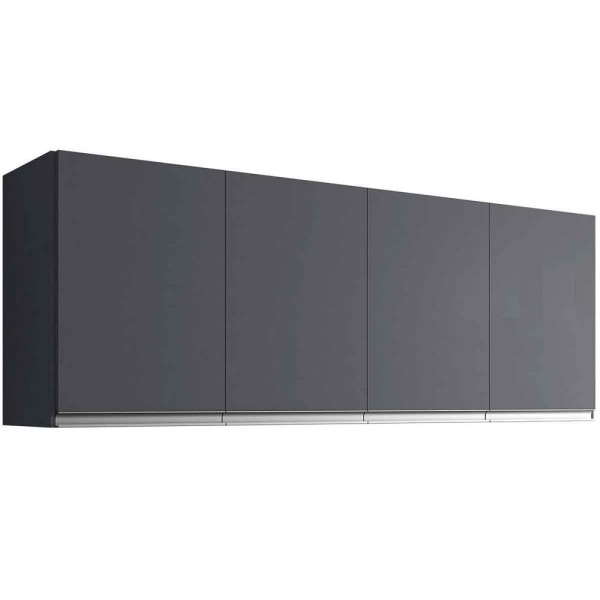 Encontraproduto.com.br - Armário Aereo 160cm 4 Portas Lavanderia Andreia Cinza Ajl
