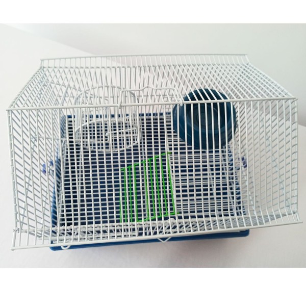 Encontraproduto.com.br - Gaiola Para Topolino Camundongo Com Escada Rodinha Bebedouro Vermelho