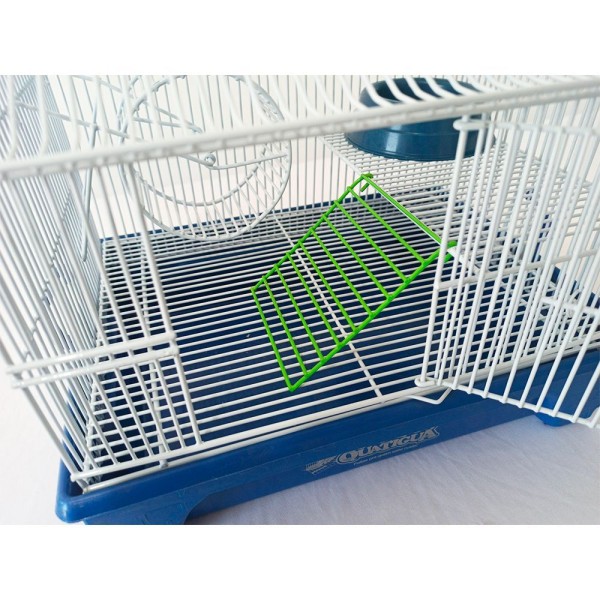 Encontraproduto.com.br - Gaiola Para Topolino Camundongo Com Escada Rodinha Bebedouro Vermelho