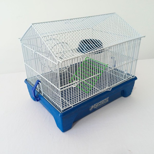 Encontraproduto.com.br - Gaiola Para Topolino Camundongo Com Escada Rodinha Bebedouro Vermelho