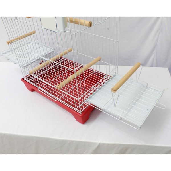 Encontraproduto.com.br - Kit Gaiola Duplex Calopsita Bebedouro Pássaros Azul
