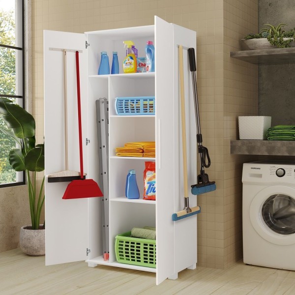 Encontraproduto.com.br - Multiuso Para Área De Serviço Em Mdf Tuty Branco