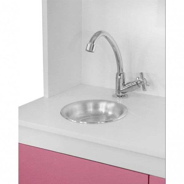 Encontraproduto.com.br - Kit Cozinha Princesinha Infantil Branco Mdf Master Chefe