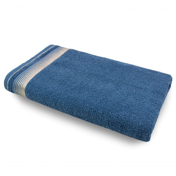 Encontraproduto.com.br - Jogo De Toalhas Gigante 2 Peças 380g/m2 100% Algodão Sublime - Azul Egito