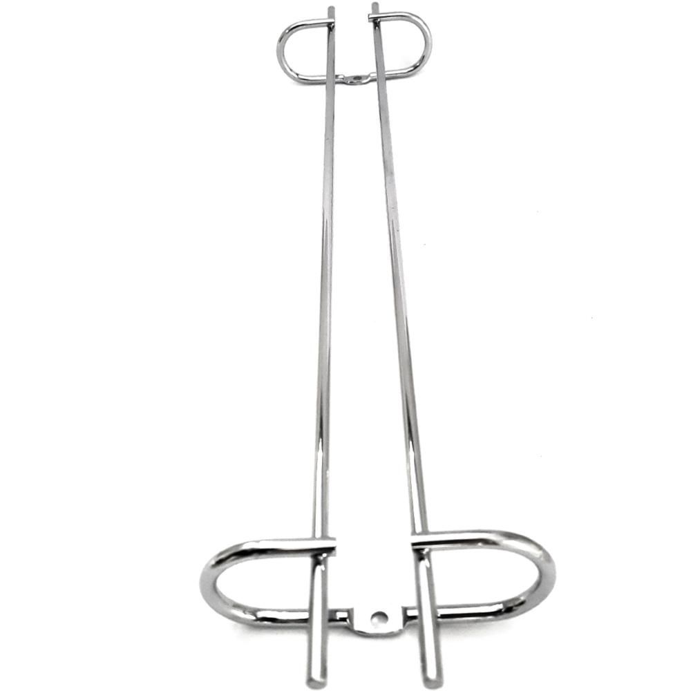 Encontraproduto.com.br - 4 Suportes Organizadores De Armário Porta Taças Cromado 42cm