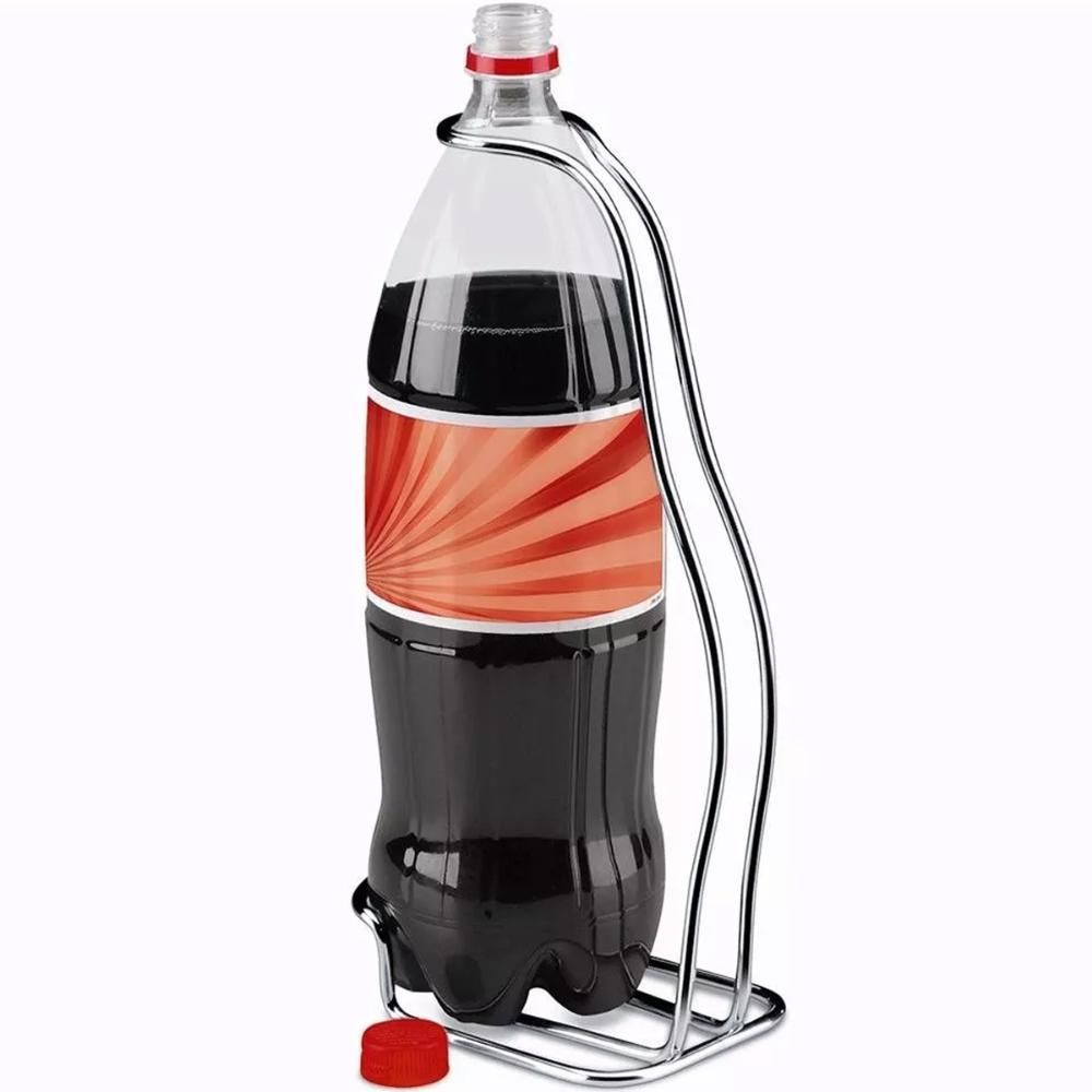 Encontraproduto.com.br - 4 Suportes Porta Garrafa Refrigerante 2 Litros Pet Com Alça