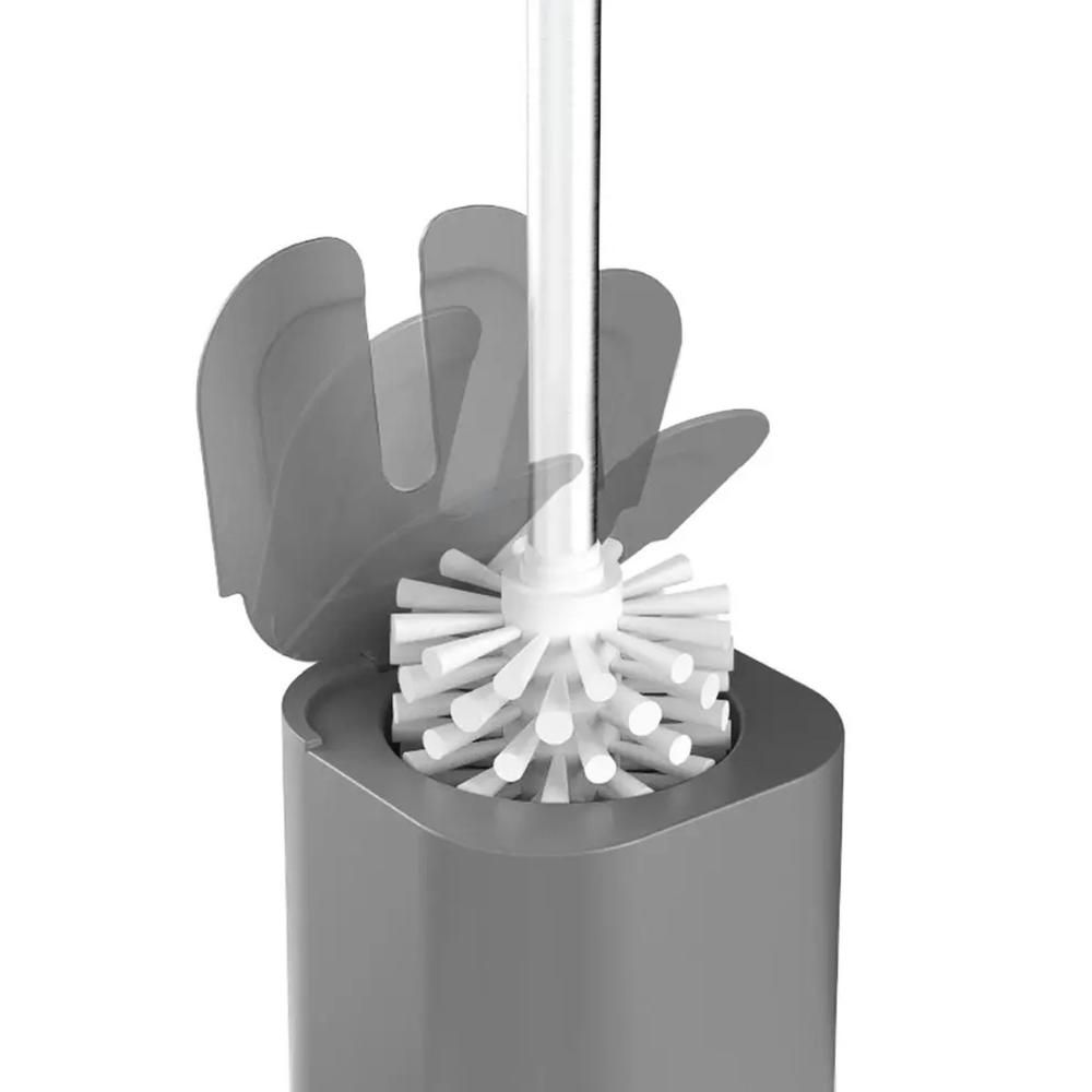 Encontraproduto.com.br - Conjunto 2 Escovas Sanitárias Com Suportes Para Banheiro Lavabo Polipropileno Dual Ou Chumbo