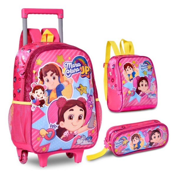 Mochila E Lancheira Escolar Maria Clara E Jp Kit Escolar