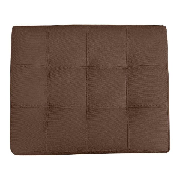Encontraproduto.com.br - Puff Retangular New Para Sala e Quarto Suede Capuccino