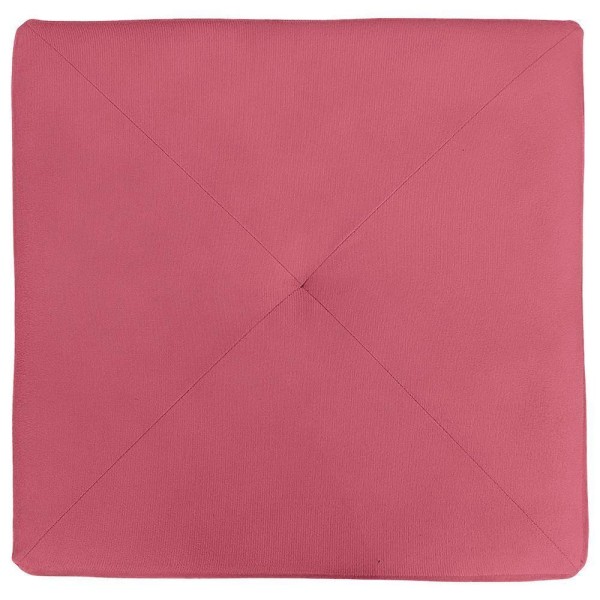Encontraproduto.com.br - Puff Retangular Elo Para Sala e Quarto Suede Rose