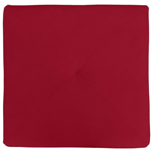 Encontraproduto.com.br - Puff Retangular Elo Para Sala e Quarto Suede Vermelho