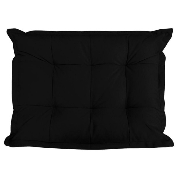 Encontraproduto.com.br - Kit 2 Puff Opala Retangular Para Sala e Quarto Suede Preto