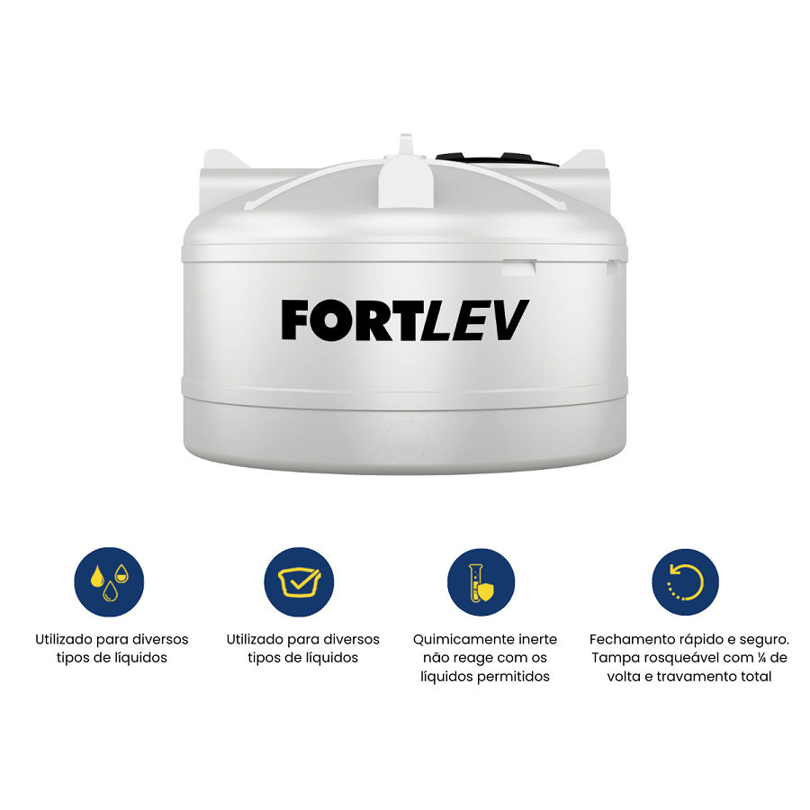 Encontraproduto.com.br - TANQUE P/ ARMAZENAR DIESEL 2.000 LITROS - FORTLEV