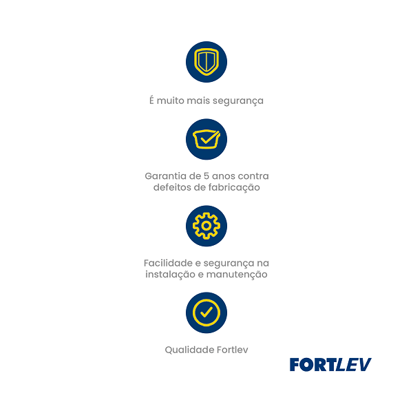 Encontraproduto.com.br - KIT CAIXA DE LUZ FORTLEV REFORÇADA - 100 UNIDADES
