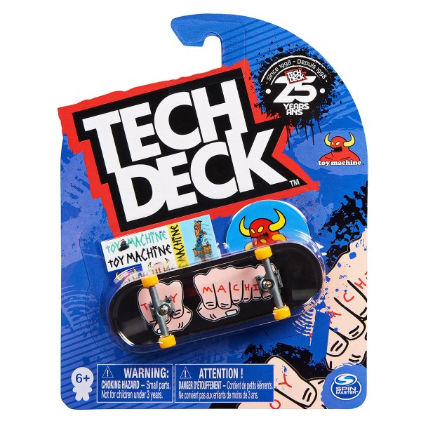 Skate De Dedo 96Mm - Toy Machine Mãos - Tech Deck