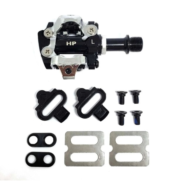 Encontraproduto.com.br - PEDAL CLIP MTB BIKE EM ALUMINIO 9/16 EIXO CNC CR-MO