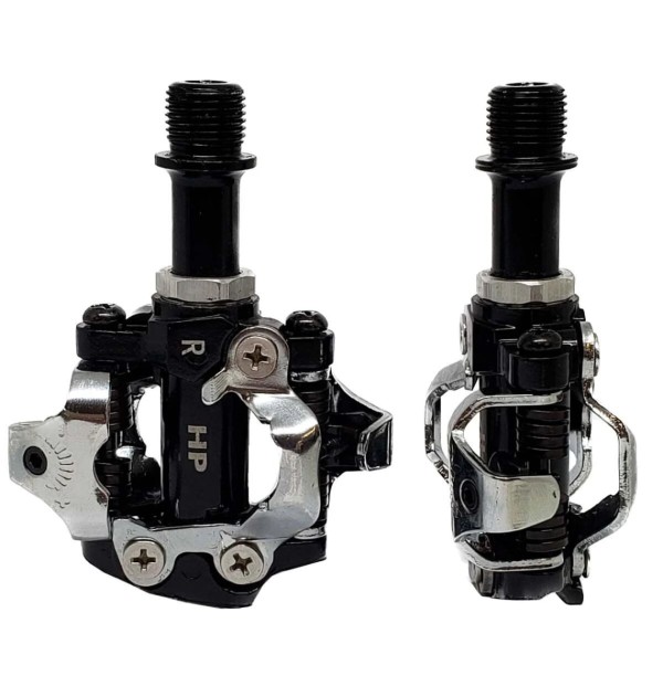 Encontraproduto.com.br - PEDAL CLIP MTB BIKE EM ALUMINIO 9/16 EIXO CNC CR-MO