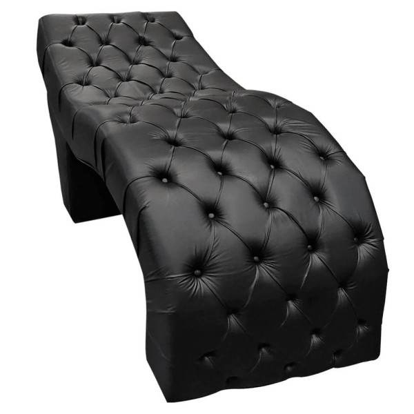 Encontraproduto.com.br - Maca Para Extensão De Cílios + Almofadas Corino Preto Sofa Store