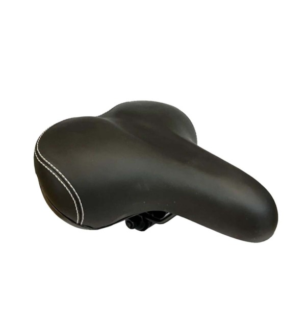 SELIM PLUS BICICLETA BIKE 2 MOLAS CONFORTO PRETO 25 X 21 CM