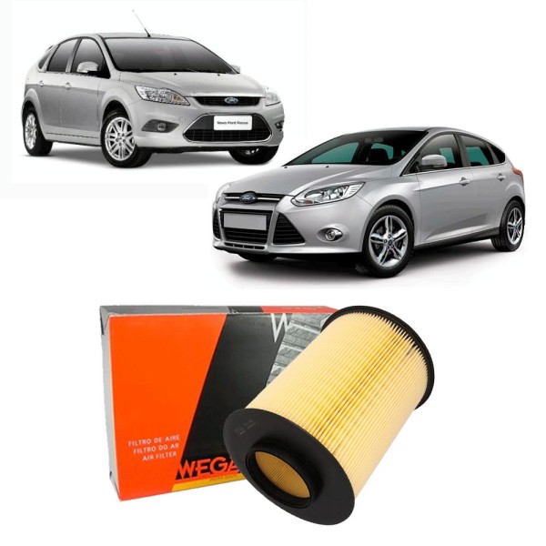 Filtro Ar Motor Focus 1.6 2.0 16V 2009 AtÉ 2019