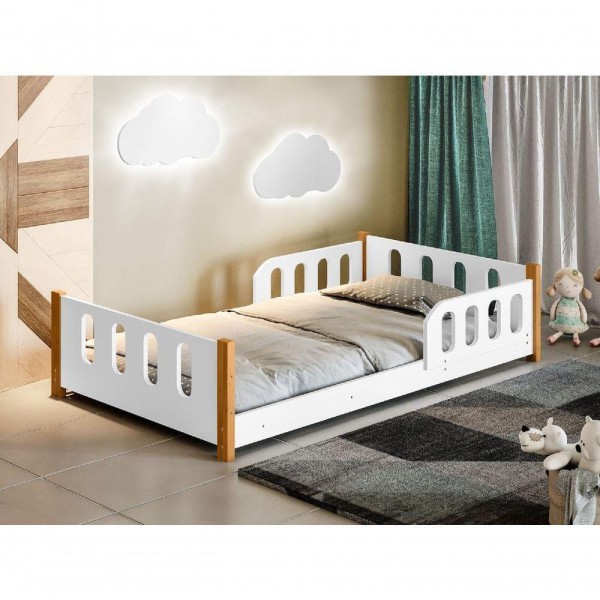 Encontraproduto.com.br - Cama Juvenil Camila Com Colchão E Luminária