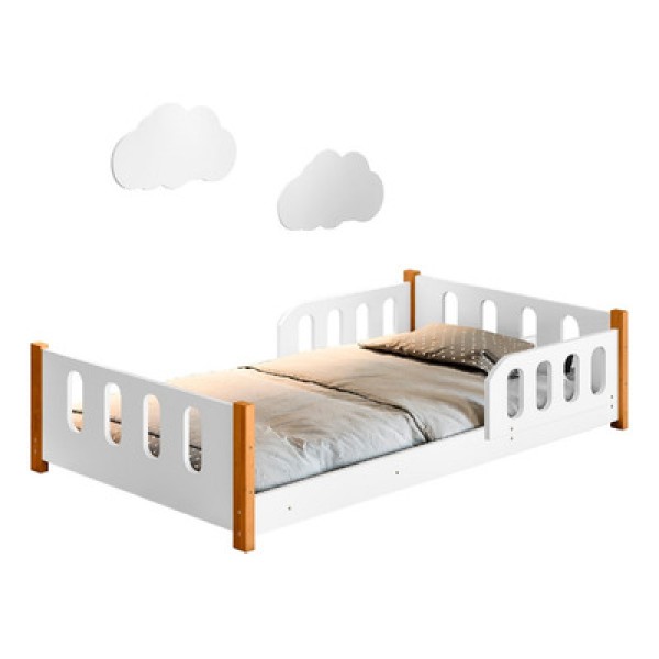 Encontraproduto.com.br - Cama Juvenil Camila Com Colchão E Luminária