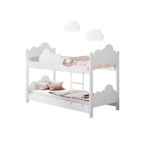Encontraproduto.com.br - Beliche Marina Formato Nuvem Branco