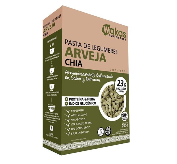 Encontraproduto.com.br - Massa Legumes Ervilhas Wakas 250g