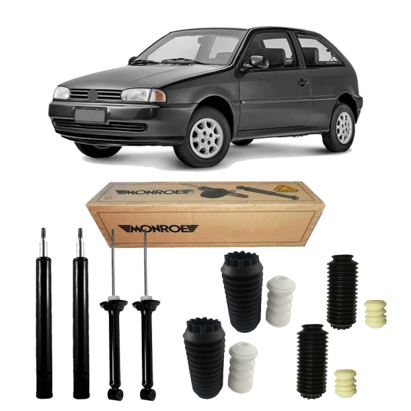 Kit 4 Amortecedores Gol G2 1980 A 1999 + Kit Completo